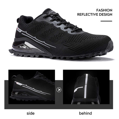 Men's Trail Running Shoes Fashion Walking Hiking Sneakers for Men Tennis