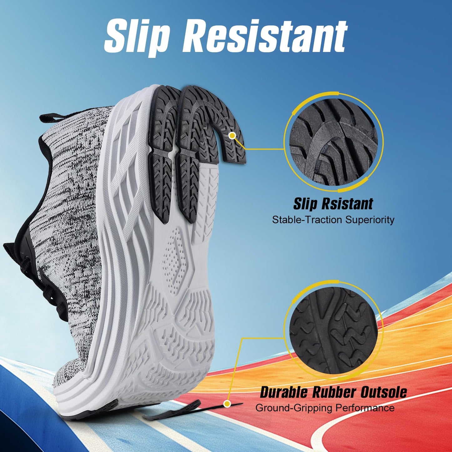 Wide Toe Box Shoes Women Sneakers Extra Wide Width Arch Support