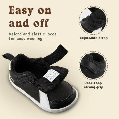 Toddler Wide Toe Box Barefoot Shoes Boys Sneakers