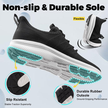 Wide Toe Box Shoes for Men Extra Wide Width Sneakers Non-Slip Ultra Light Wide Tennis Running Shoes