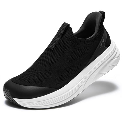 Wide Toe Box Walking Shoes Slip On Breathable Sneakers for Women