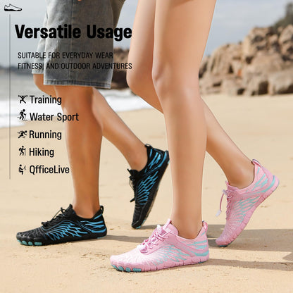 New Barefoot Shoes for Women Mens,Comfortable & Non-Slip Barefoot Vitality Shoe Women's Athletic Footwear,Wide Toe Box Water Shoe for Women Men