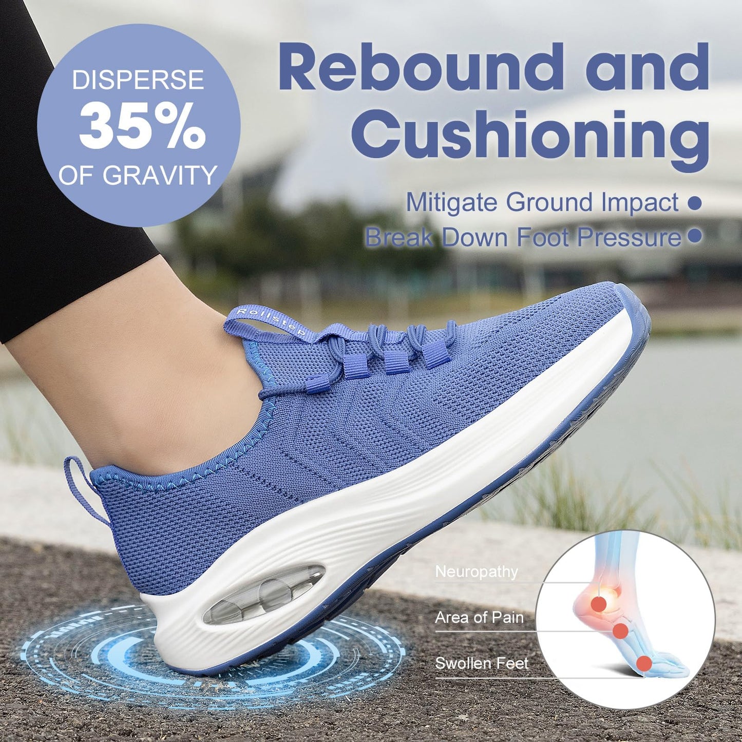 Wide Toe Box Shoes Women Extra Wide Width Sneakers