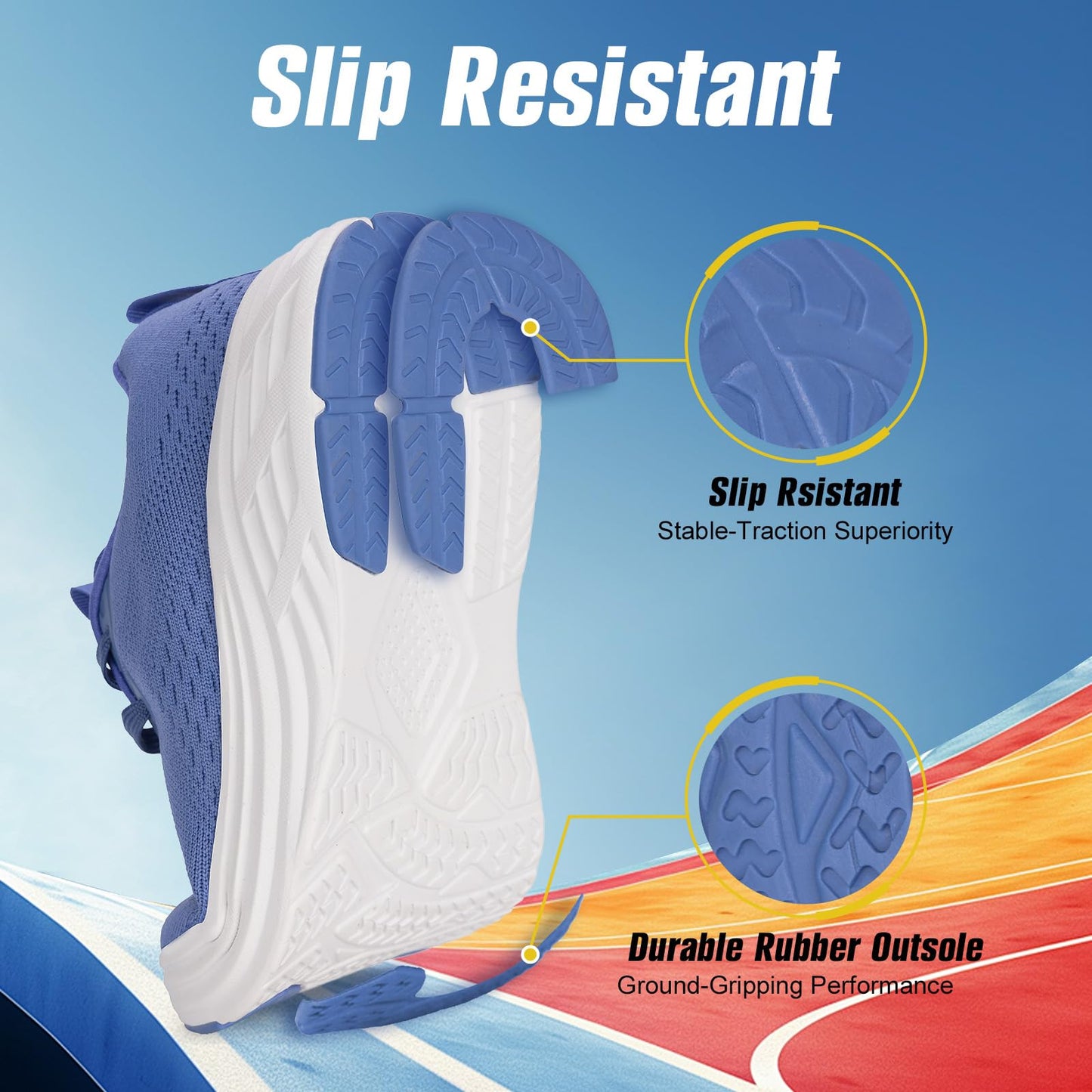 Wide Toe Box Shoes Women Sneakers Extra Wide Width Arch Support