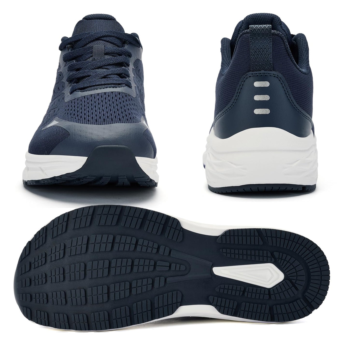 Wide Toe Box Shoes for Men - Wide Width Walking Shoes Comfortable Athletic Running Tennis