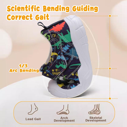 Kids Canvas Shoes Running Shoes for Girls Boys Wide Toe Box Barefoot Toddler Sneakers