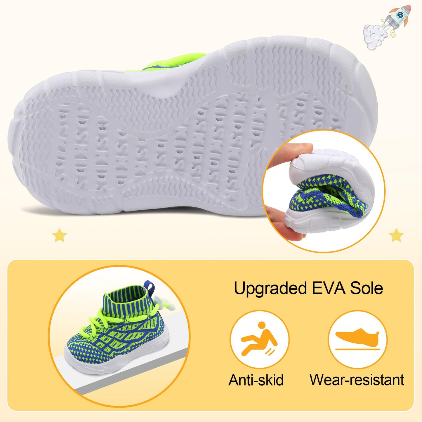 Toddler Shoes High Top Sneakers for Boys Girls Barefoot Wide Walking Tennis Shoes