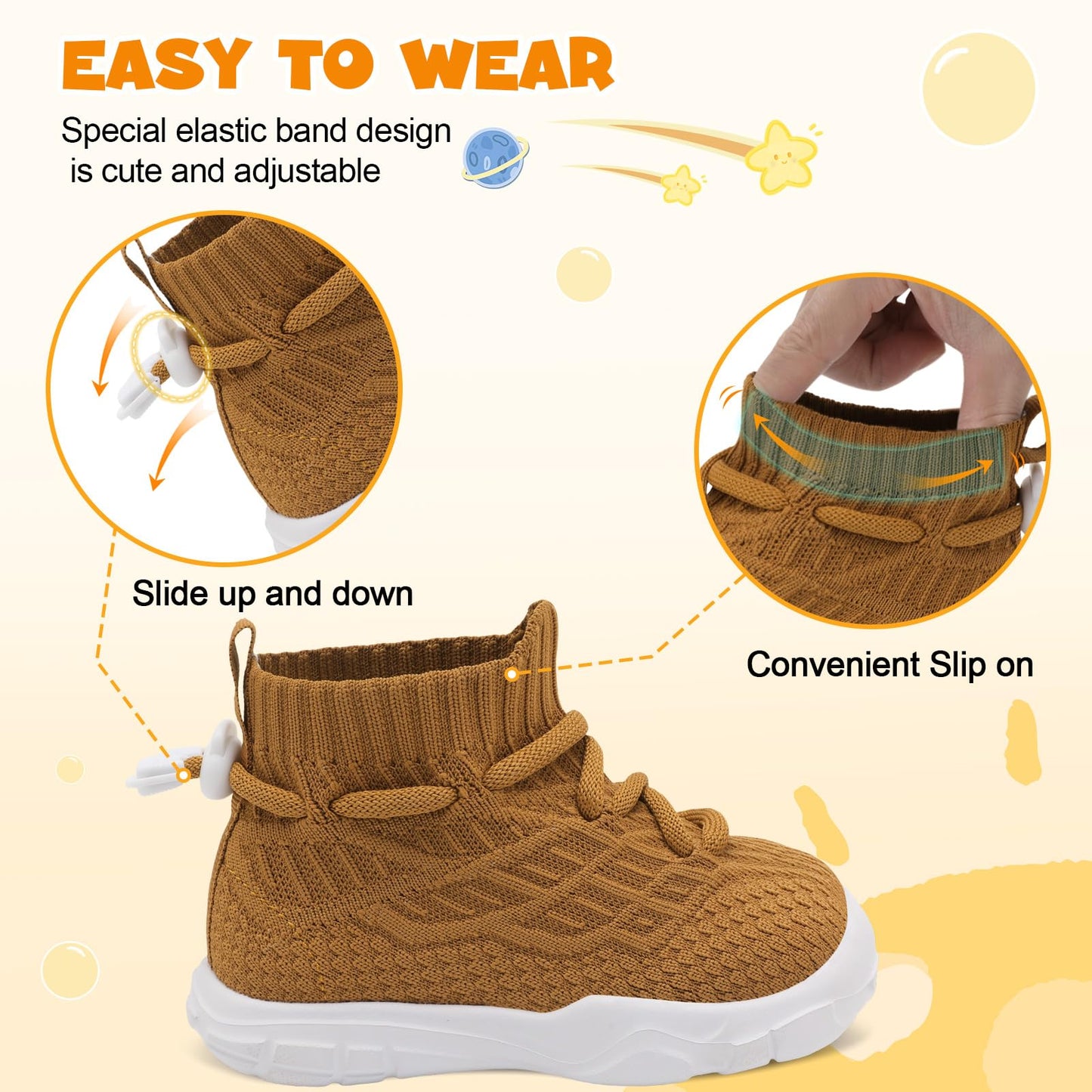 Toddler Shoes High Top Sneakers for Boys Girls Barefoot Wide Walking Tennis Shoes