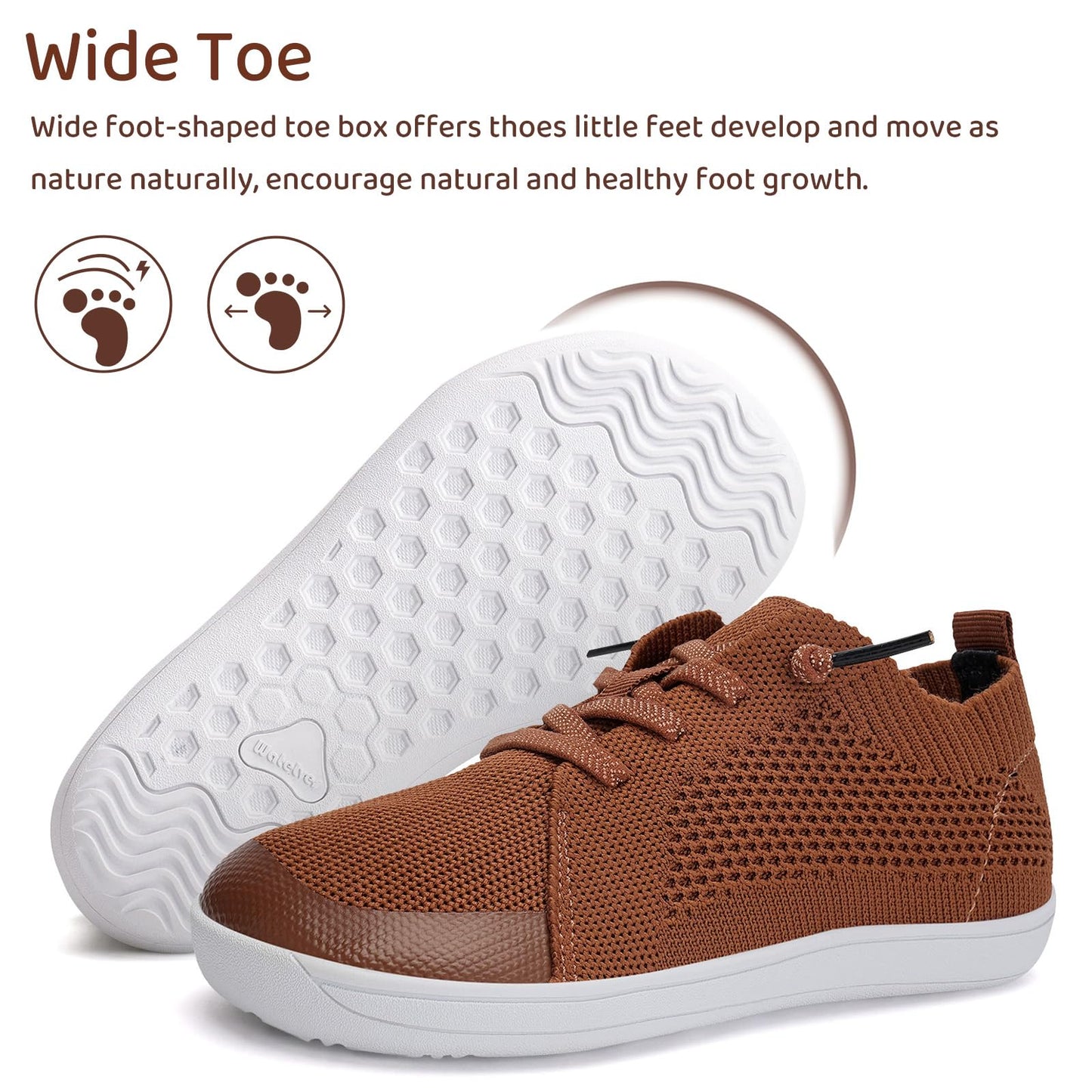 Toddler Little Kids Wide Barefoot Shoes Boys Girls Minimalist Sneakers