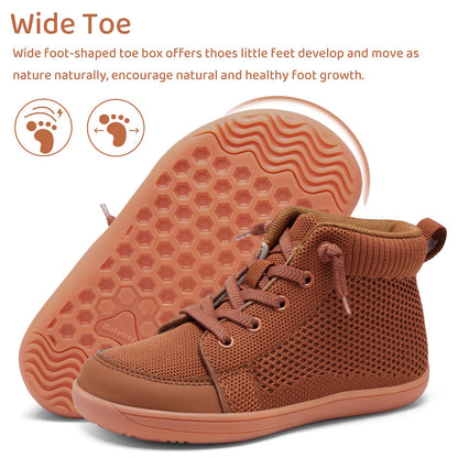 Toddler Little Kids Wide Barefoot Shoes Girls Boys Lightweight Boots