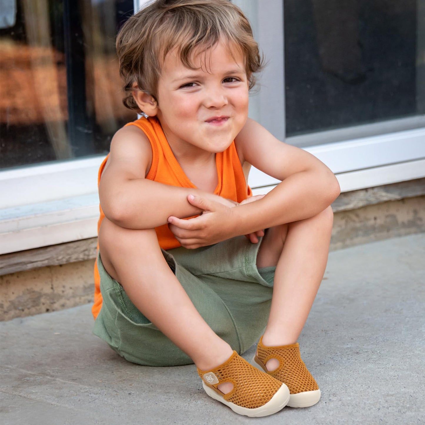 Toddler Sandals Boys Girls Wide Sandals Kids Water Sandal Shoes Lightweight Barefoot Summer Shoes for Beach Swim