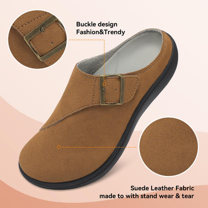 Womens Wide Clogs Adjustable Diabetic Mules Slip on Clog Slippers