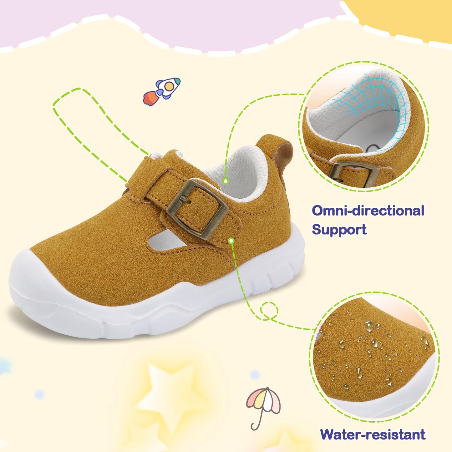 Toddler Shoes Girls Boys Wide Barefoot Shoes