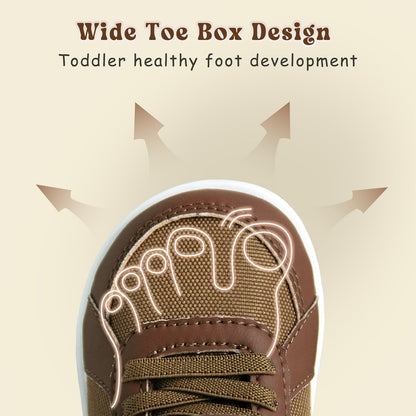 Toddler Wide Toe Box Barefoot Shoes Boys Sneakers