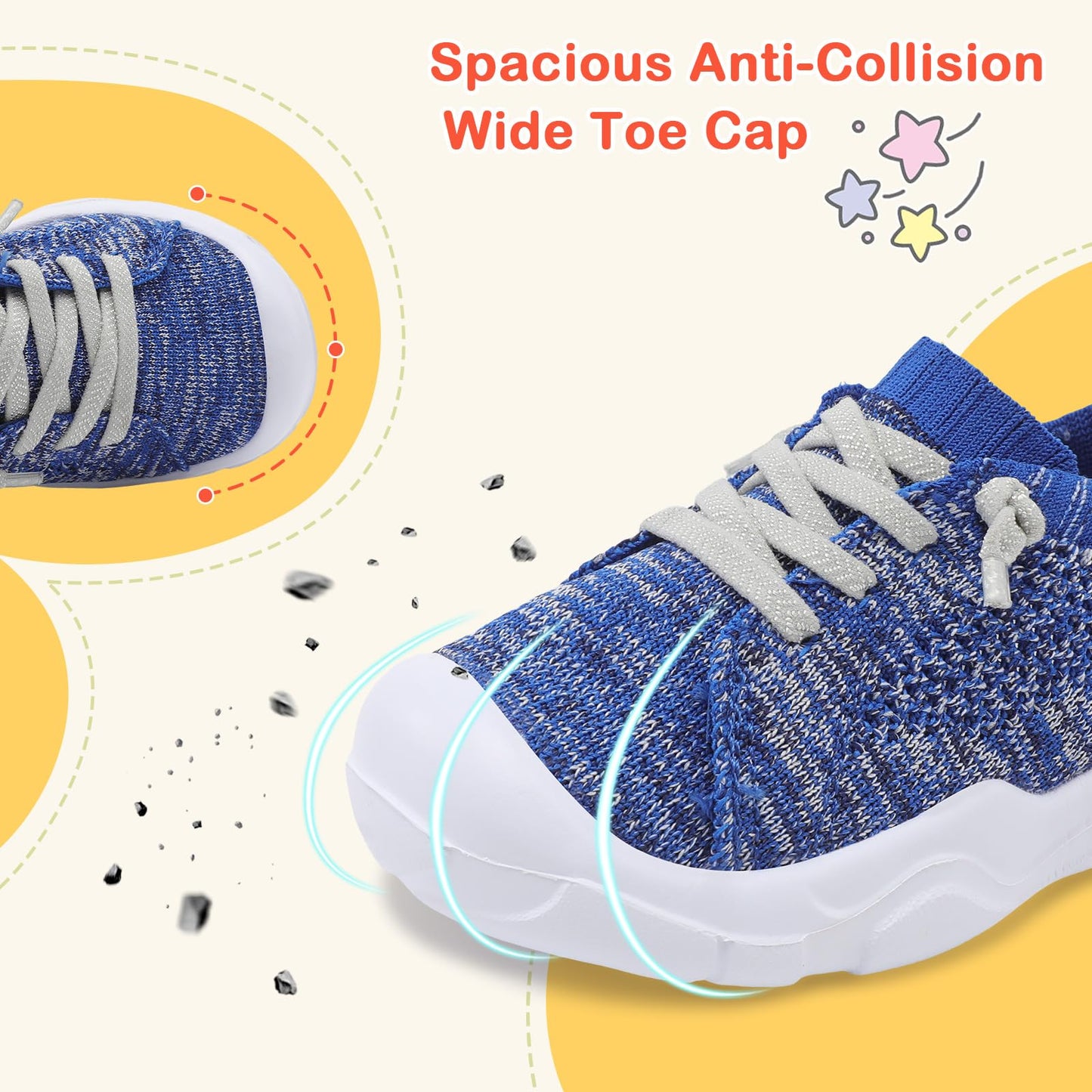 Toddler Shoes Boys Girls Barefoot Shoes Kids Breathable Sneakers