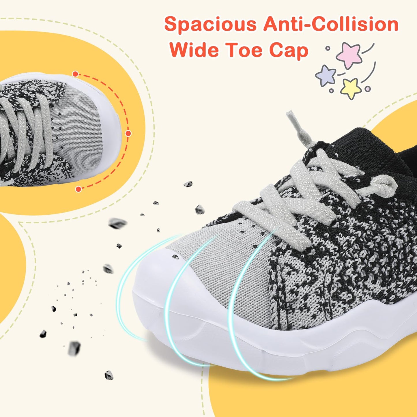 Toddler Shoes Boys Girls Barefoot Shoes Kids Breathable Sneakers