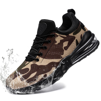 Mens Non Slip Work Shoes Slip On Water Resistant Walking Sneakers
