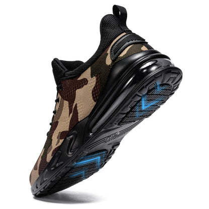 Mens Non Slip Work Shoes Slip On Water Resistant Walking Sneakers