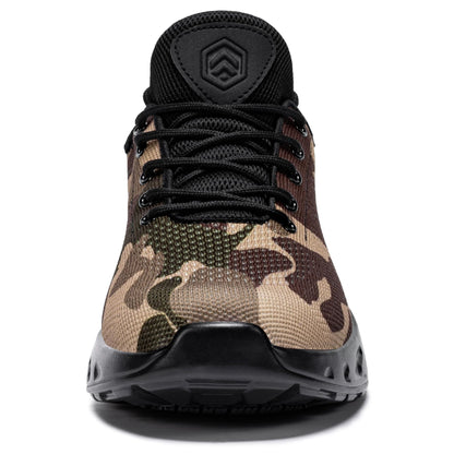 Mens Non Slip Work Shoes Slip On Water Resistant Walking Sneakers