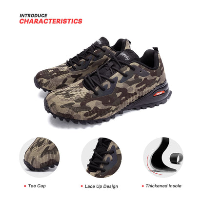 Men's Trail Running Shoes Fashion Walking Hiking Sneakers for Men Tennis