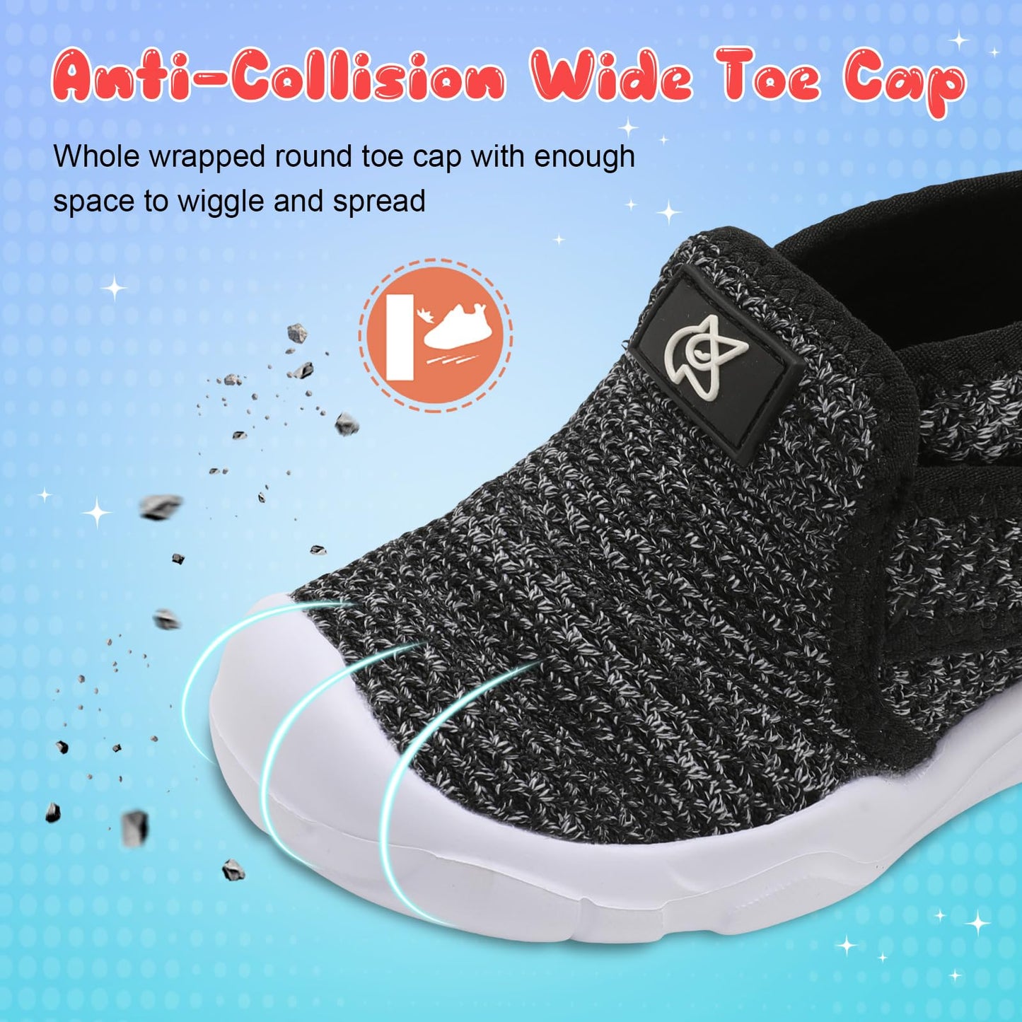 Toddler Shoes Boys Girls Sneakers Comfy Barefoot Shoes