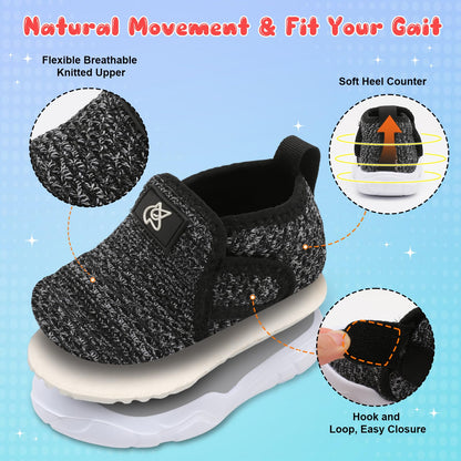 Toddler Shoes Boys Girls Sneakers Comfy Barefoot Shoes