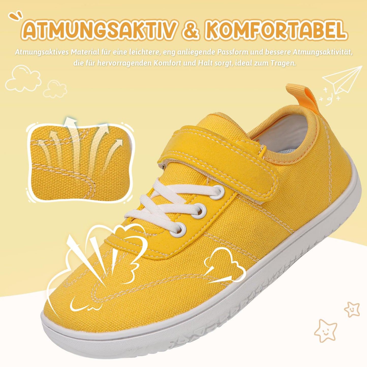 Kids Wide Toe Box Barefoot Shoes