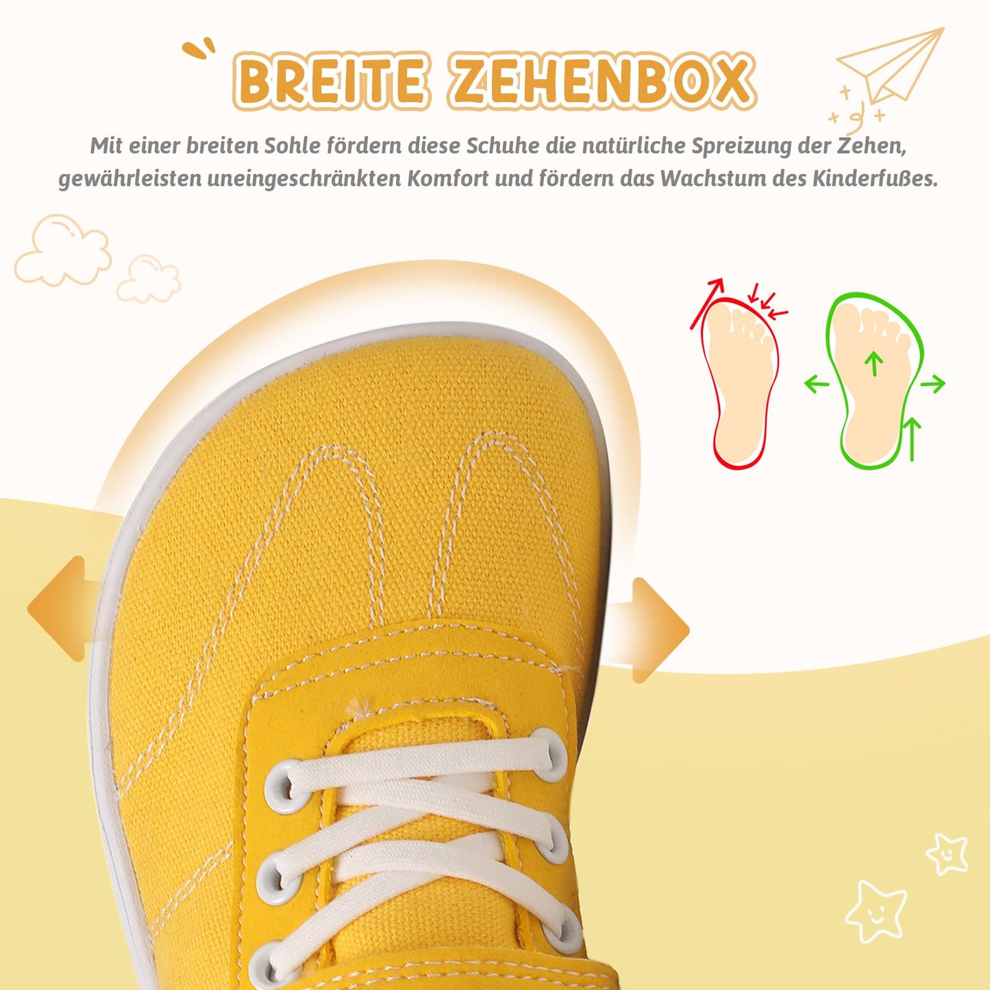 Kids Wide Toe Box Barefoot Shoes