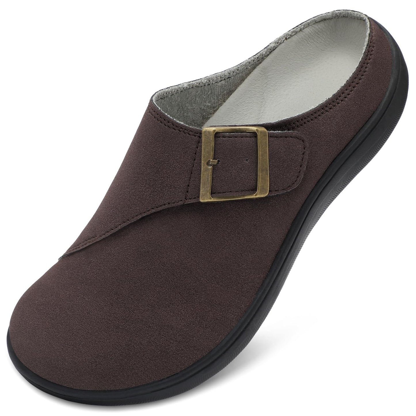 Womens Wide Clogs Adjustable Diabetic Mules Slip on Clog Slippers