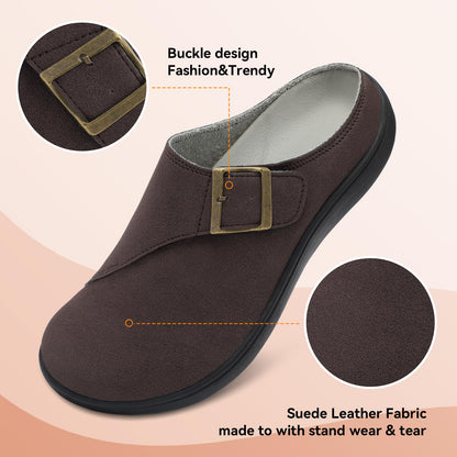Womens Wide Clogs Adjustable Diabetic Mules Slip on Clog Slippers