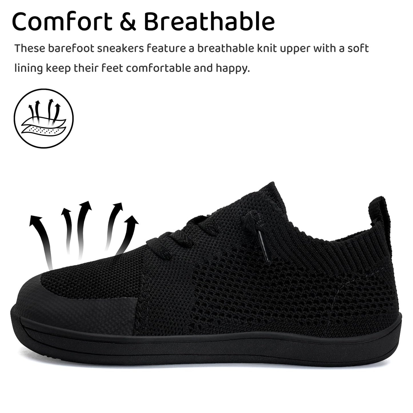 Toddler Little Kids Wide Barefoot Shoes Boys Girls Minimalist Sneakers
