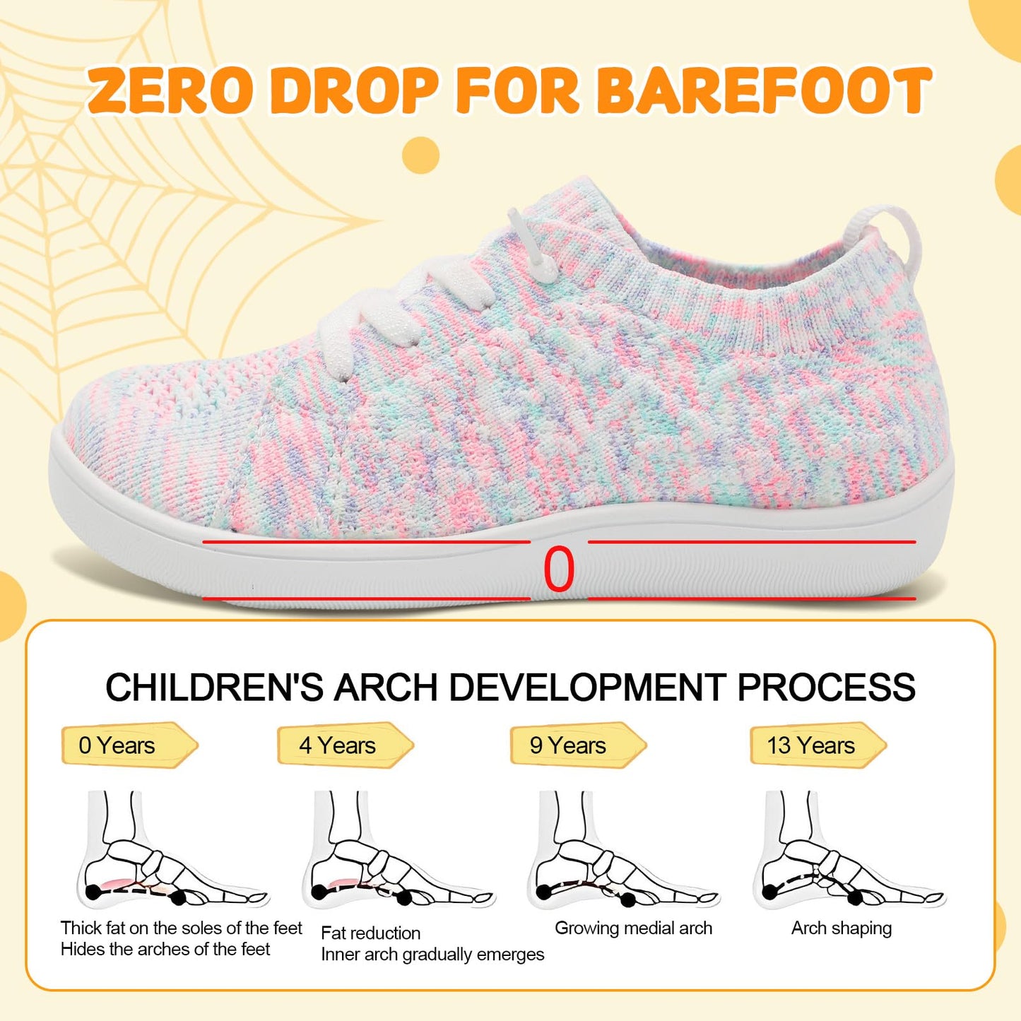 Toddler Shoes Girls Boys Wide Barefoot Shoes
