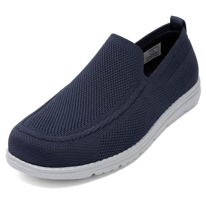 Men Wide Width Slip On Shoes Loafer with Arch Support Insoles Men Casual Shoes