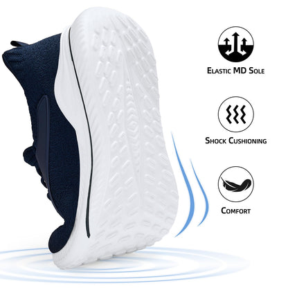 Mens Wide Sneakers Walking Shoes - Wide Slip on Tennis Shoes