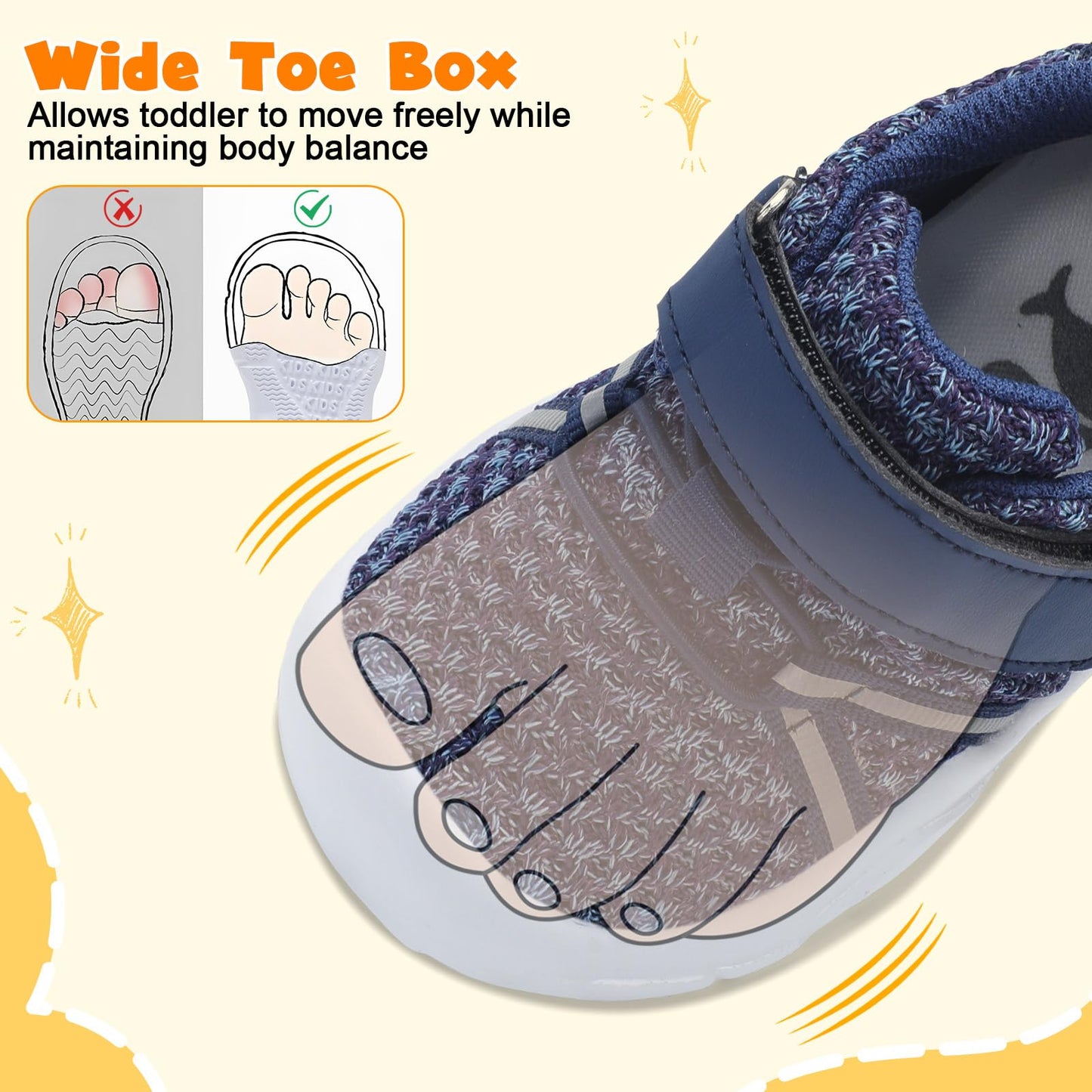 Toddler Sneakers Wide Toddler Shoes Boys Girls Tennis Shoes