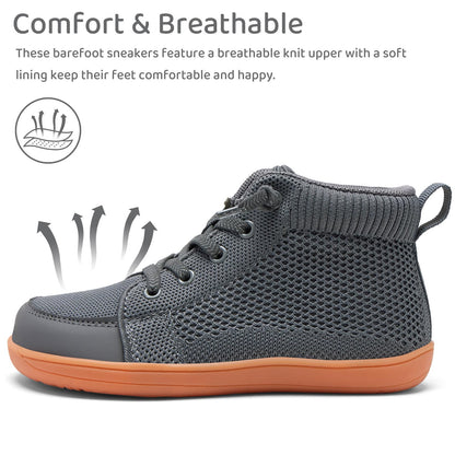 Toddler Little Kids Wide Barefoot Shoes Girls Boys Lightweight Boots