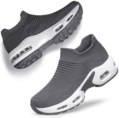 Womens Walking Shoes Slip on Sock Sneakers