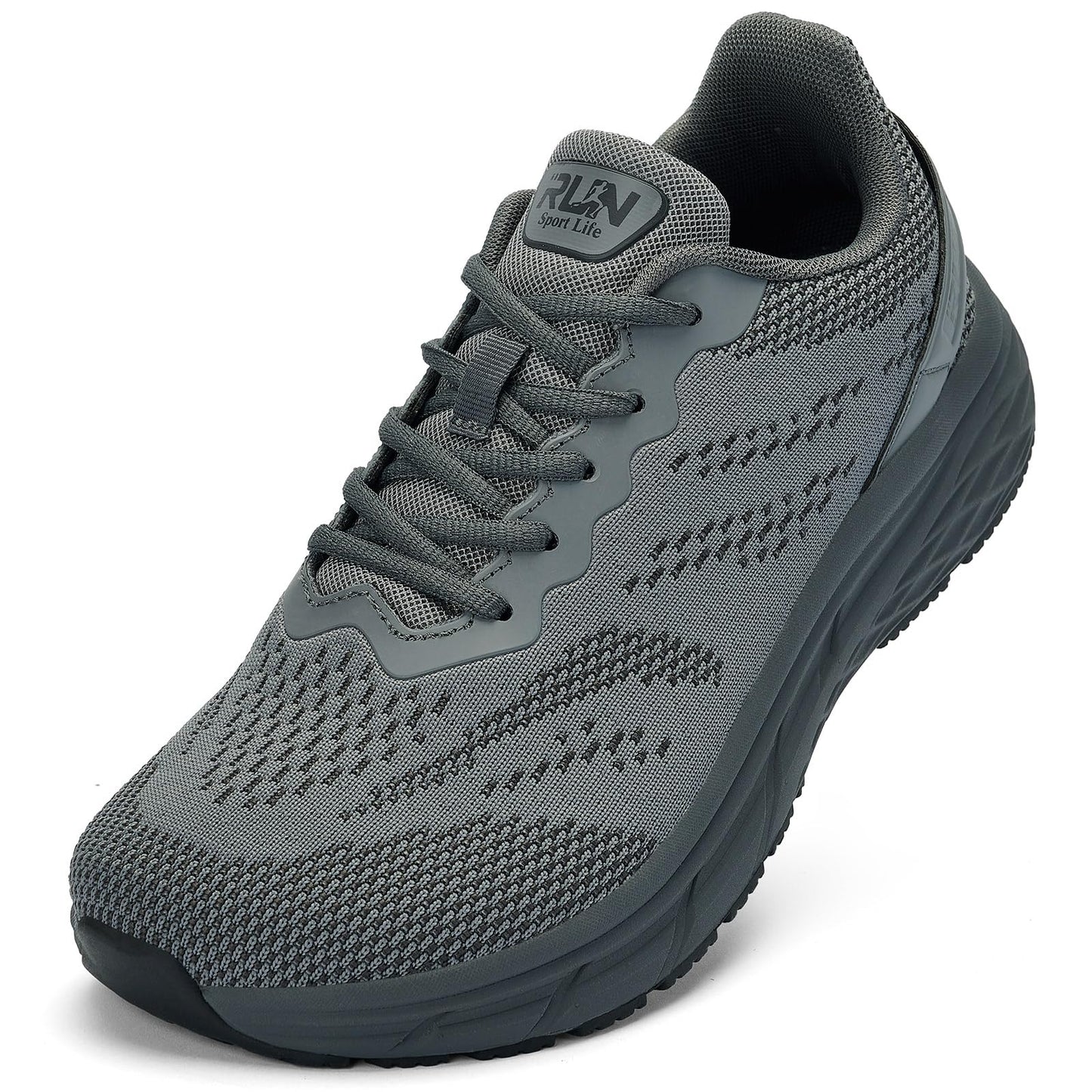 Wide Toe Box Shoes for Men Cushioned Road Running Shoe Non Slip Mens