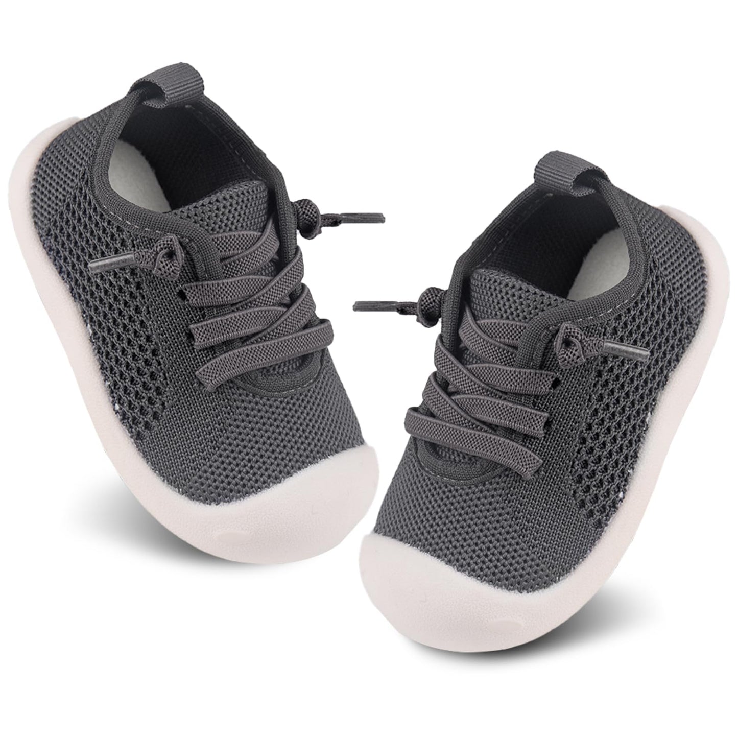 Baby Girl&Boy Toddler First Walking Shoes Barefoot Slip On Wide Toe Box Shoes