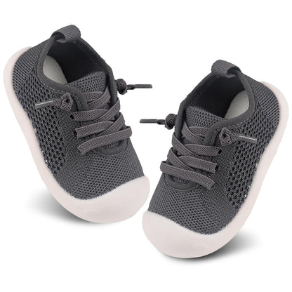 Baby Girl&Boy Toddler First Walking Shoes Barefoot Slip On Wide Toe Box Shoes
