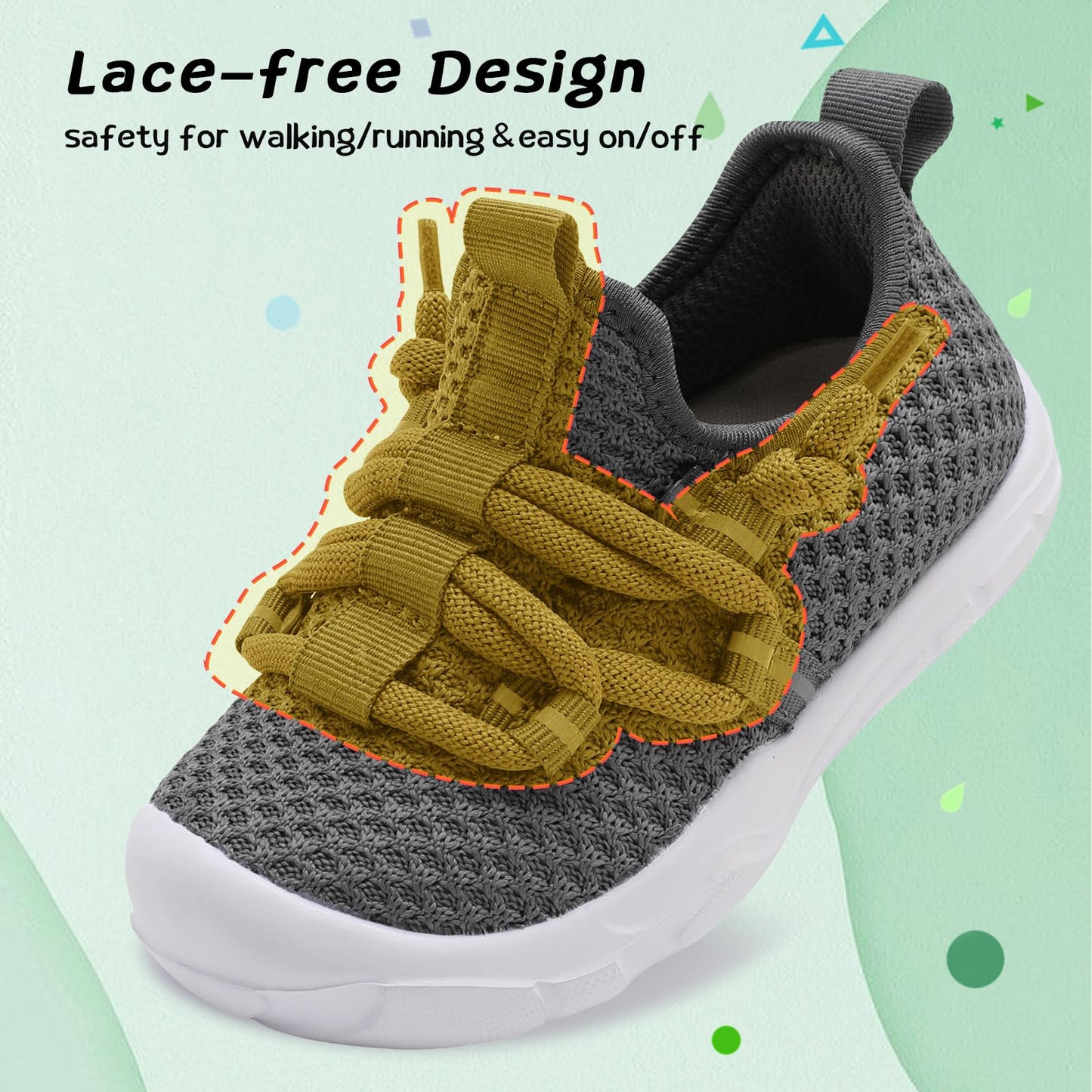 Toddler Shoes Boys Girls Barefoot Shoes Kids Breathable Walking Running Shoe