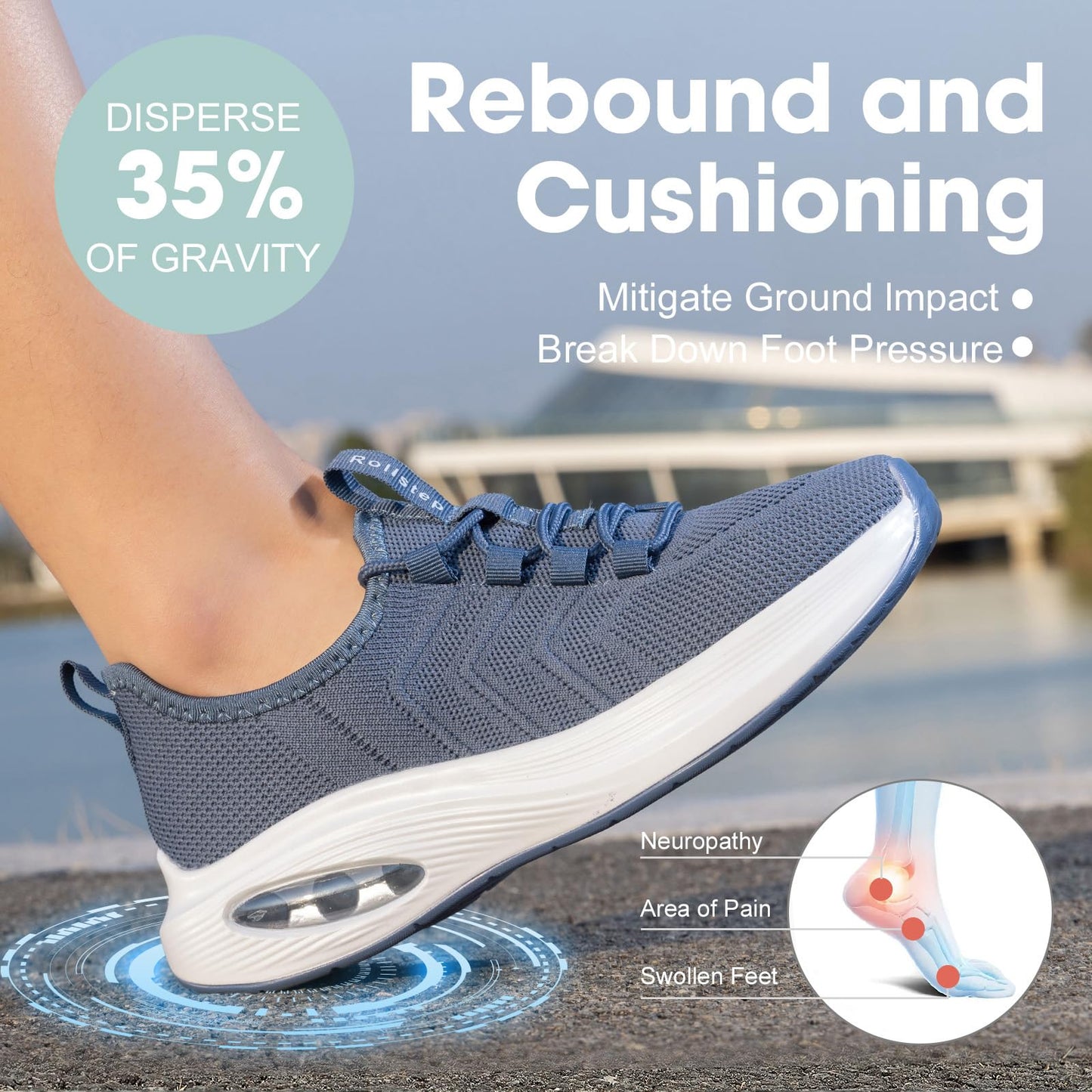 Wide Toe Box Shoes Women Extra Wide Width Sneakers