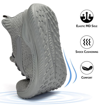 Mens Wide Sneakers Walking Shoes - Wide Slip on Tennis Shoes