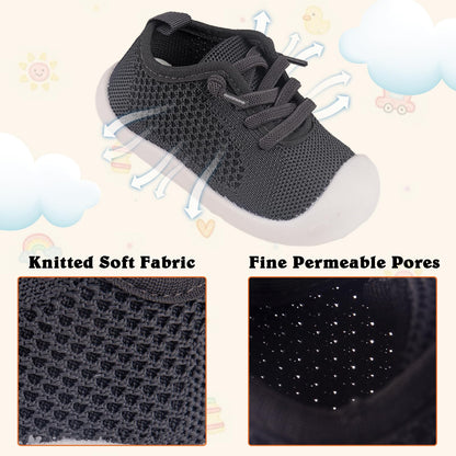 Baby Girl&Boy Toddler First Walking Shoes Barefoot Slip On Wide Toe Box Shoes