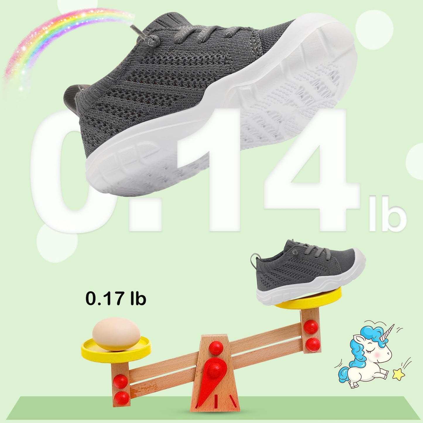 Toddler Shoes for Boys Girls Slip on Sneakers Wide Toe Walking Shoes