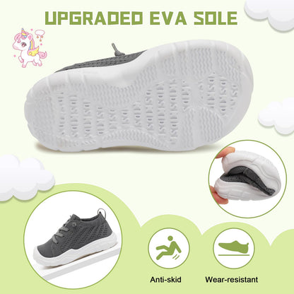 Toddler Shoes for Boys Girls Slip on Sneakers Wide Toe Walking Shoes