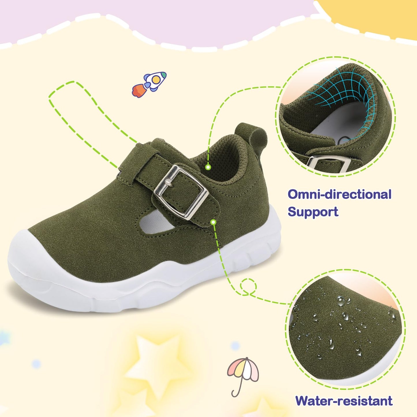Toddler Shoes Girls Boys Wide Barefoot Shoes