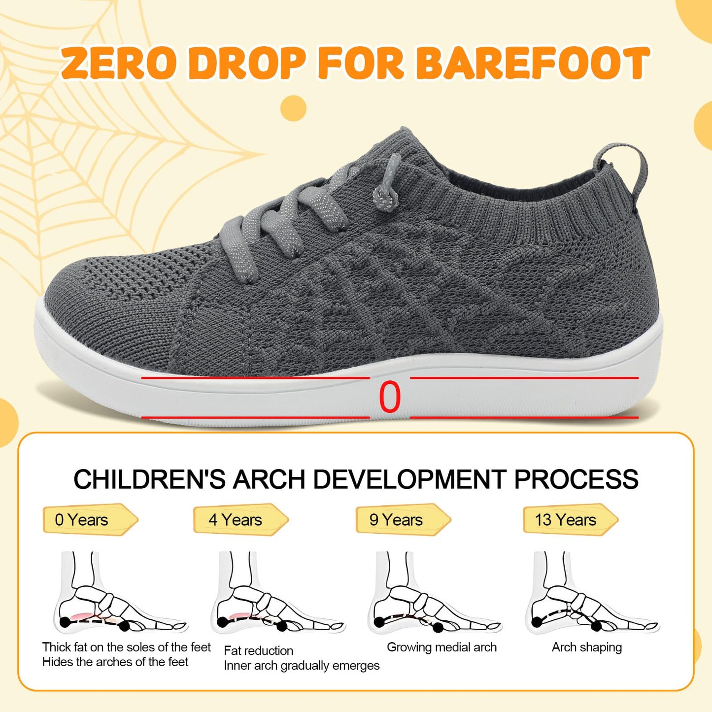 Toddler Shoes Girls Boys Wide Barefoot Shoes
