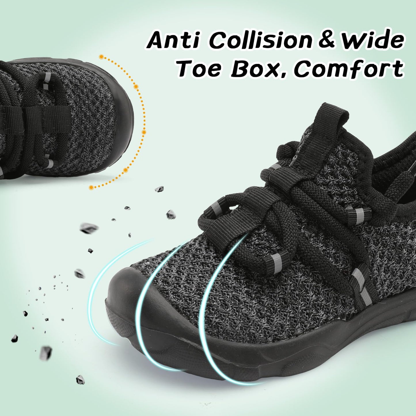 Toddler Shoes Boys Girls Barefoot Shoes Kids Breathable Walking Running Shoe