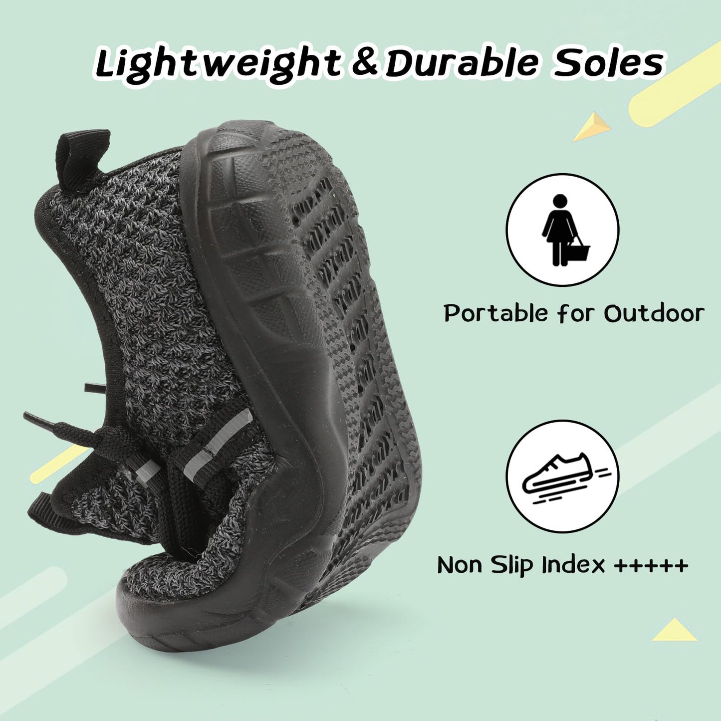 Toddler Shoes Boys Girls Barefoot Shoes Kids Breathable Walking Running Shoe